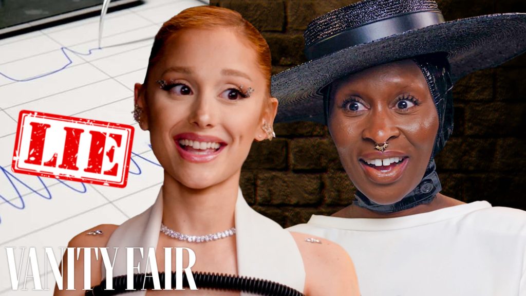 Ariana Grande Cynthia Erivo lie detector test