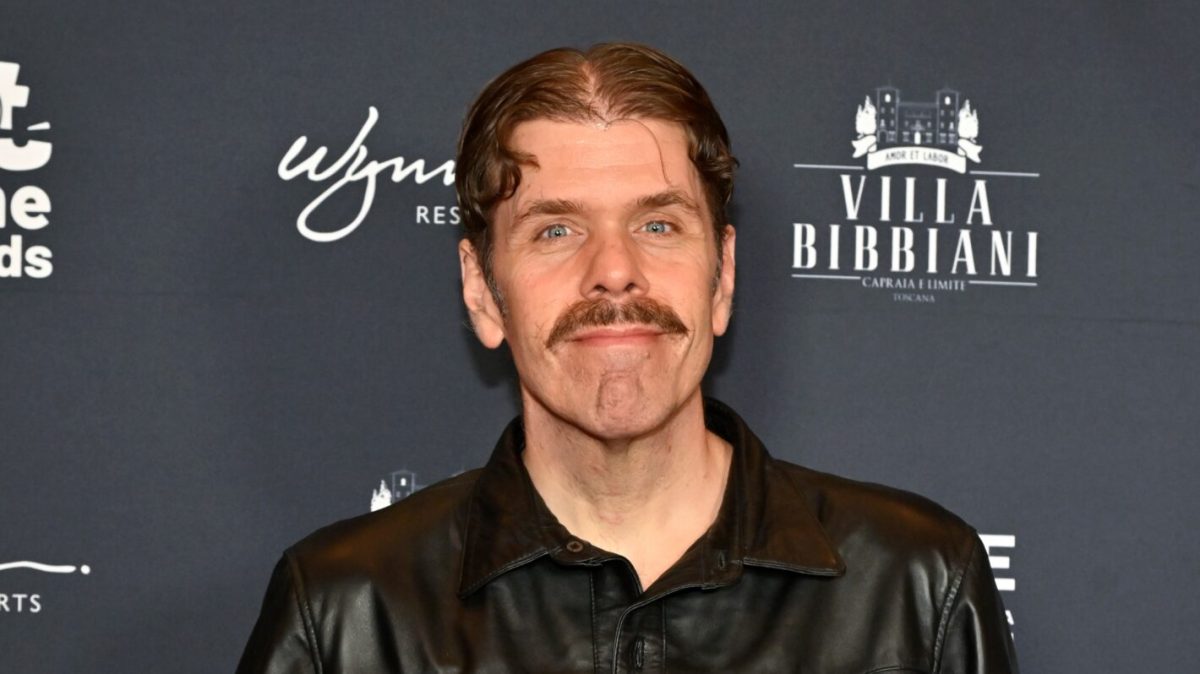 Perez Hilton photographed before police responded to his Miami home following a TikTok livestream.